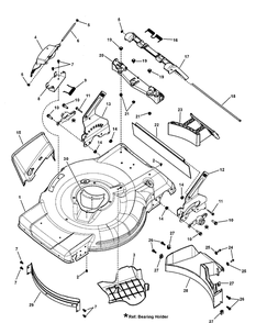 Group, Deck, Rwd, Non Es, Deere Diagram and Parts List for 7800642-LP7800642-JS36FC 2010 Briggs and Stratton Lawn Mower